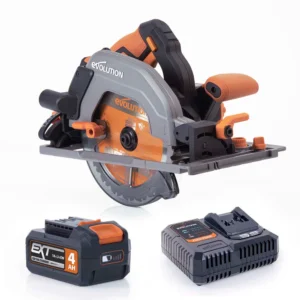 Evolution R185CCSX – 185mm Circular Saw with Track Compatibility