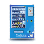 Pharmacy vending machine can be used to sell medicine.