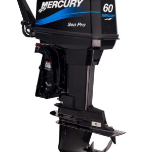 New Mercury 60 HP Sea Pro Command Thrust Tiller 60 ELPT Outboard Engine