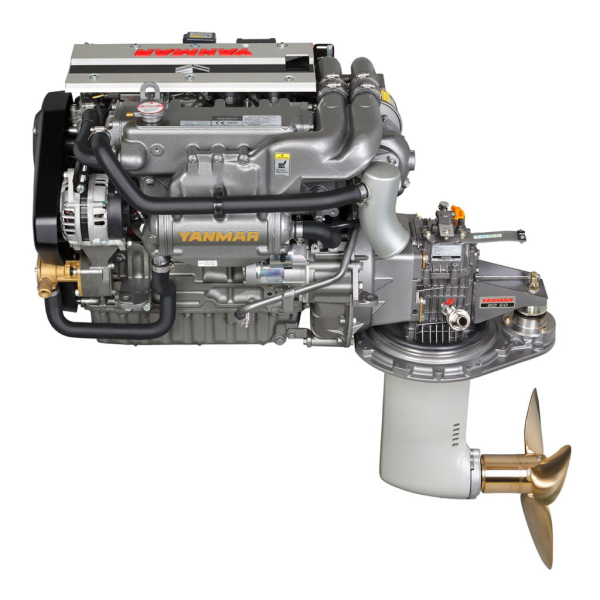 New Yanmar 4JH45 45HP Inboard Diesel Engine for sale