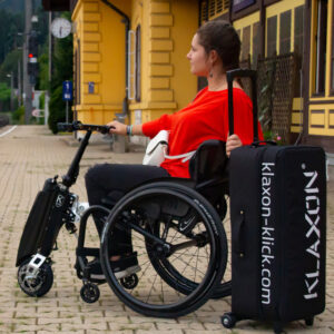 Klaxon Klick Electric Mini Carbon wheelchair add on